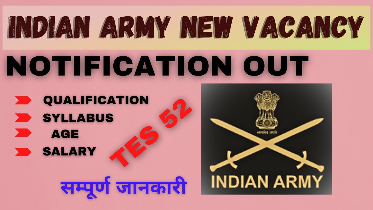 Indian Army 10+2 TES 52